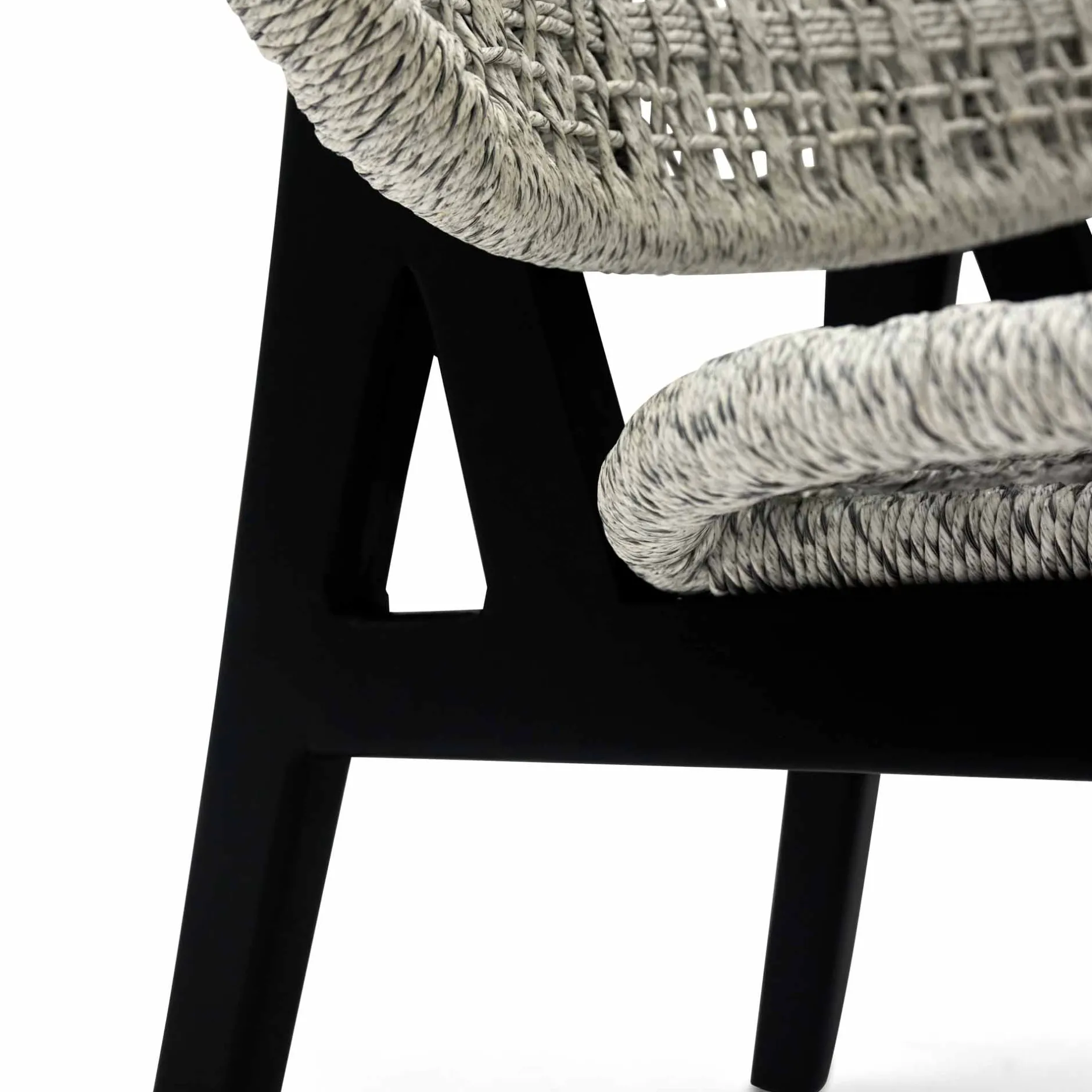 Outlet Horgans Casa Outdoor Lounge Chair White White & Black