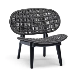 New Horgans Casa Outdoor Lounge Chair Black