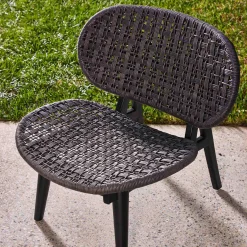 New Horgans Casa Outdoor Lounge Chair Black