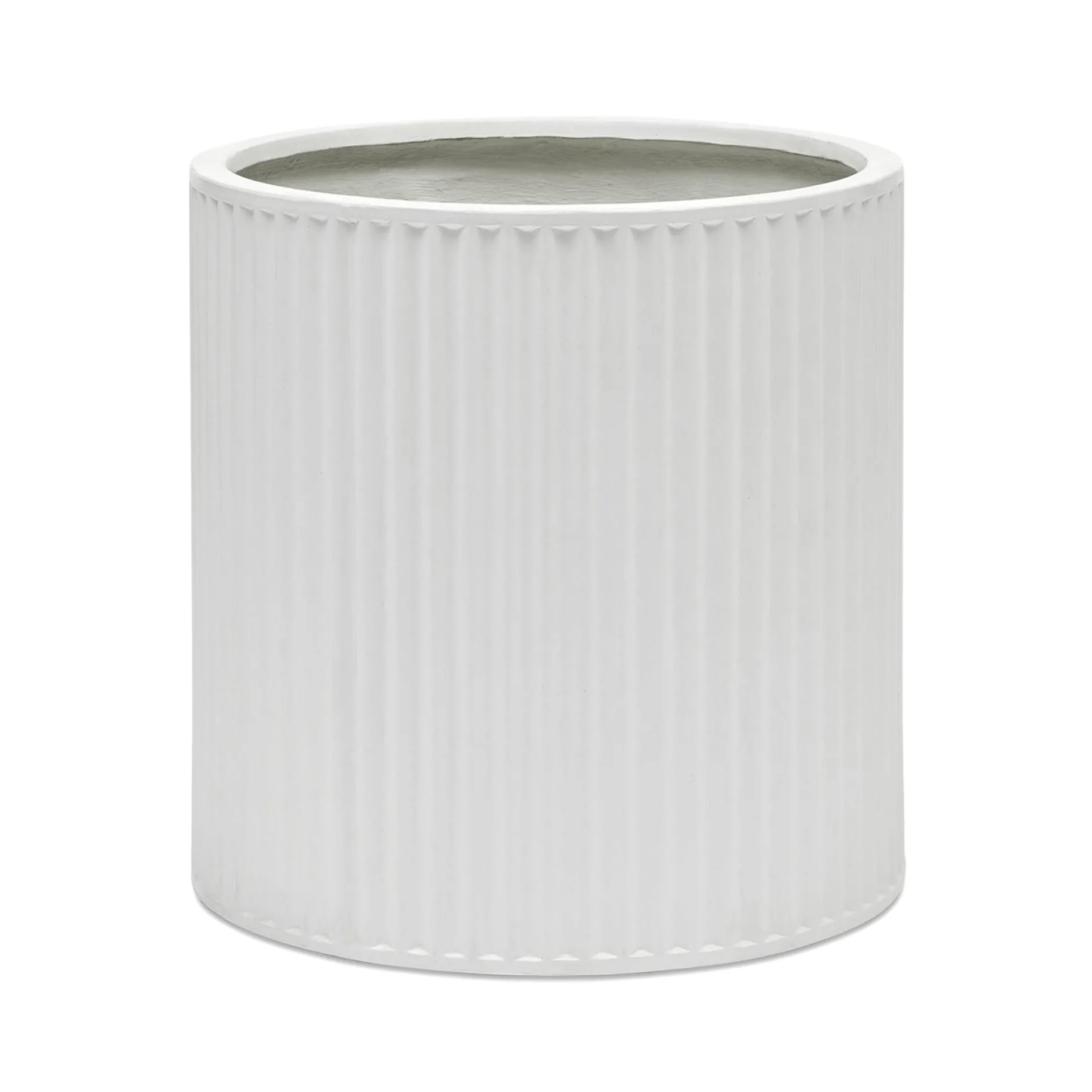 New Horgans Cayman Planter Large White Matte White
