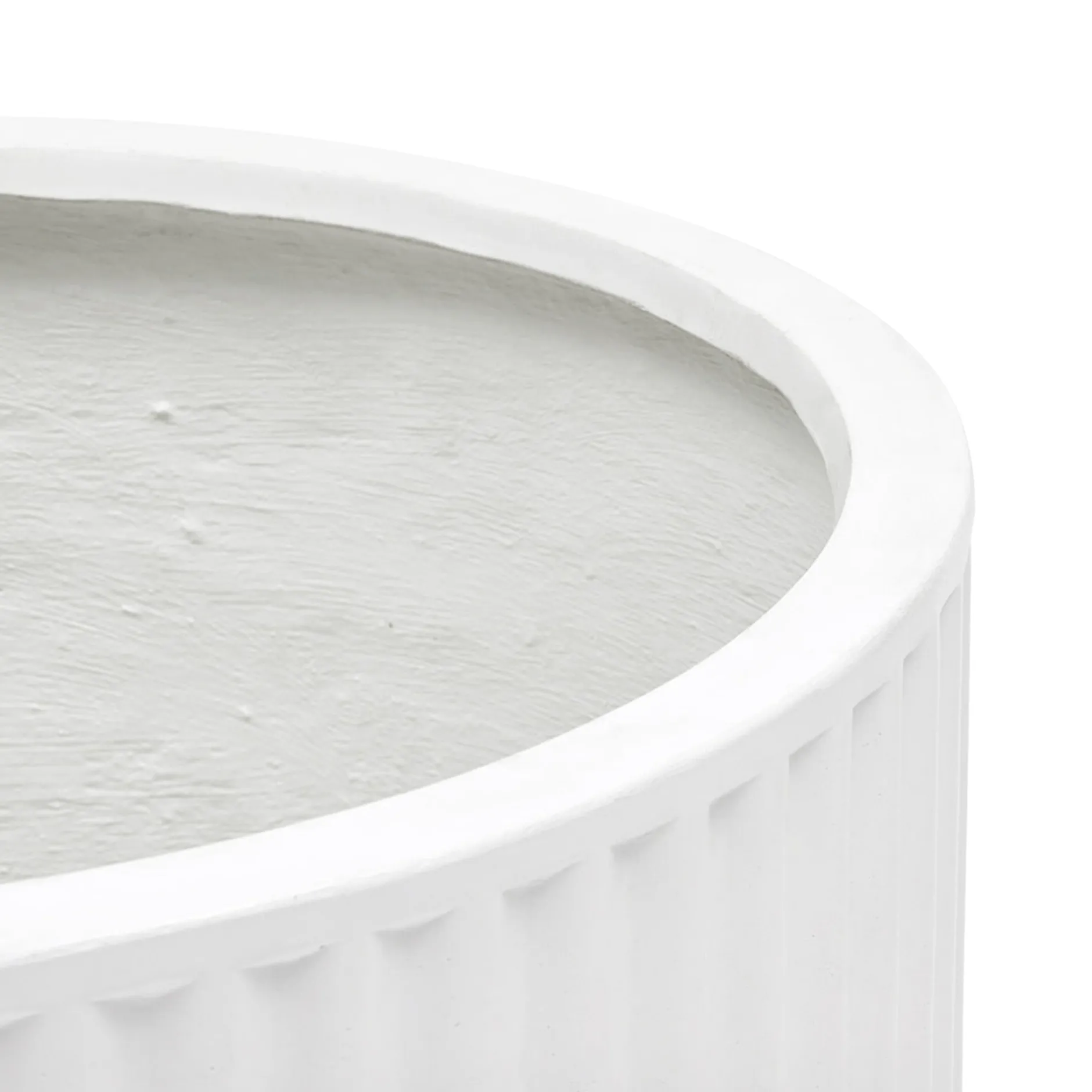 New Horgans Cayman Planter Large White Matte White