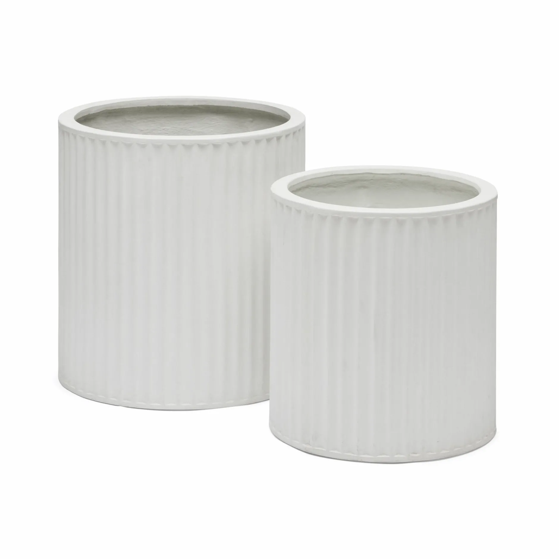 Sale Horgans Cayman Planter Set Duo White Matte White