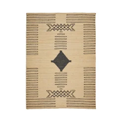 Fashion Horgans Celeste Jute Rug 250 x 350 Natural & Black