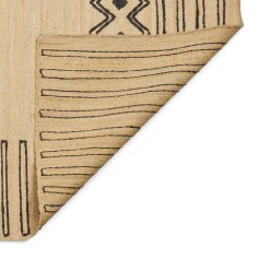 Fashion Horgans Celeste Jute Rug 250 x 350 Natural & Black