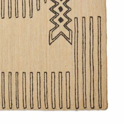 Fashion Horgans Celeste Jute Rug 250 x 350 Natural & Black