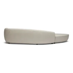 Discount Horgans Celine Sectional Sofa Left Ivory