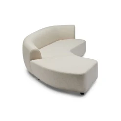 Discount Horgans Celine Sectional Sofa Left Ivory
