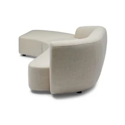 Discount Horgans Celine Sectional Sofa Left Ivory