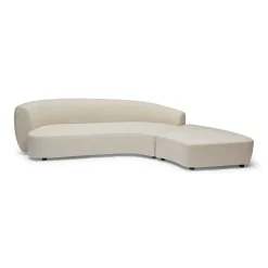 Best Horgans Celine Sectional Sofa Right Ivory