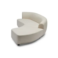 Best Horgans Celine Sectional Sofa Right Ivory