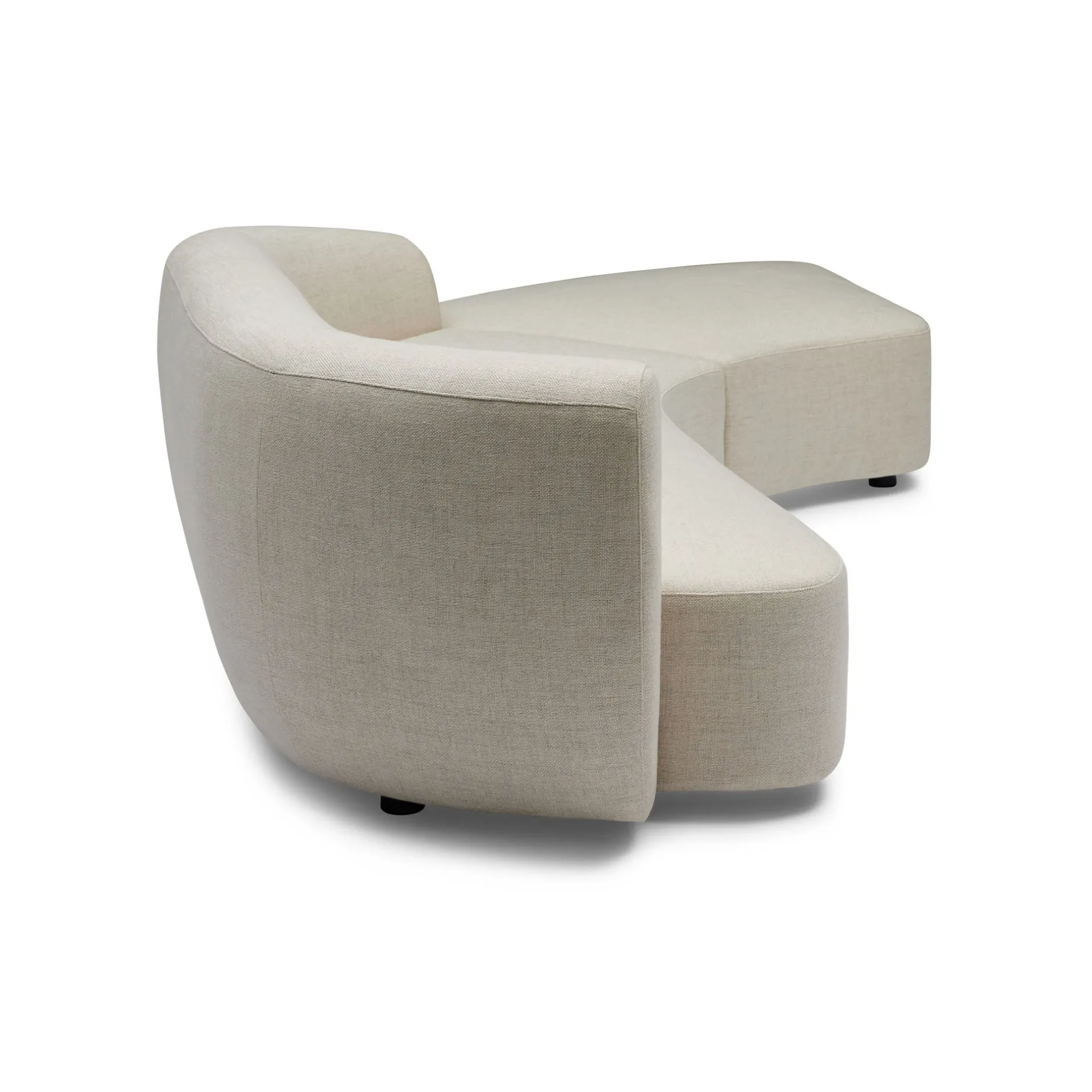 Best Horgans Celine Sectional Sofa Right Ivory