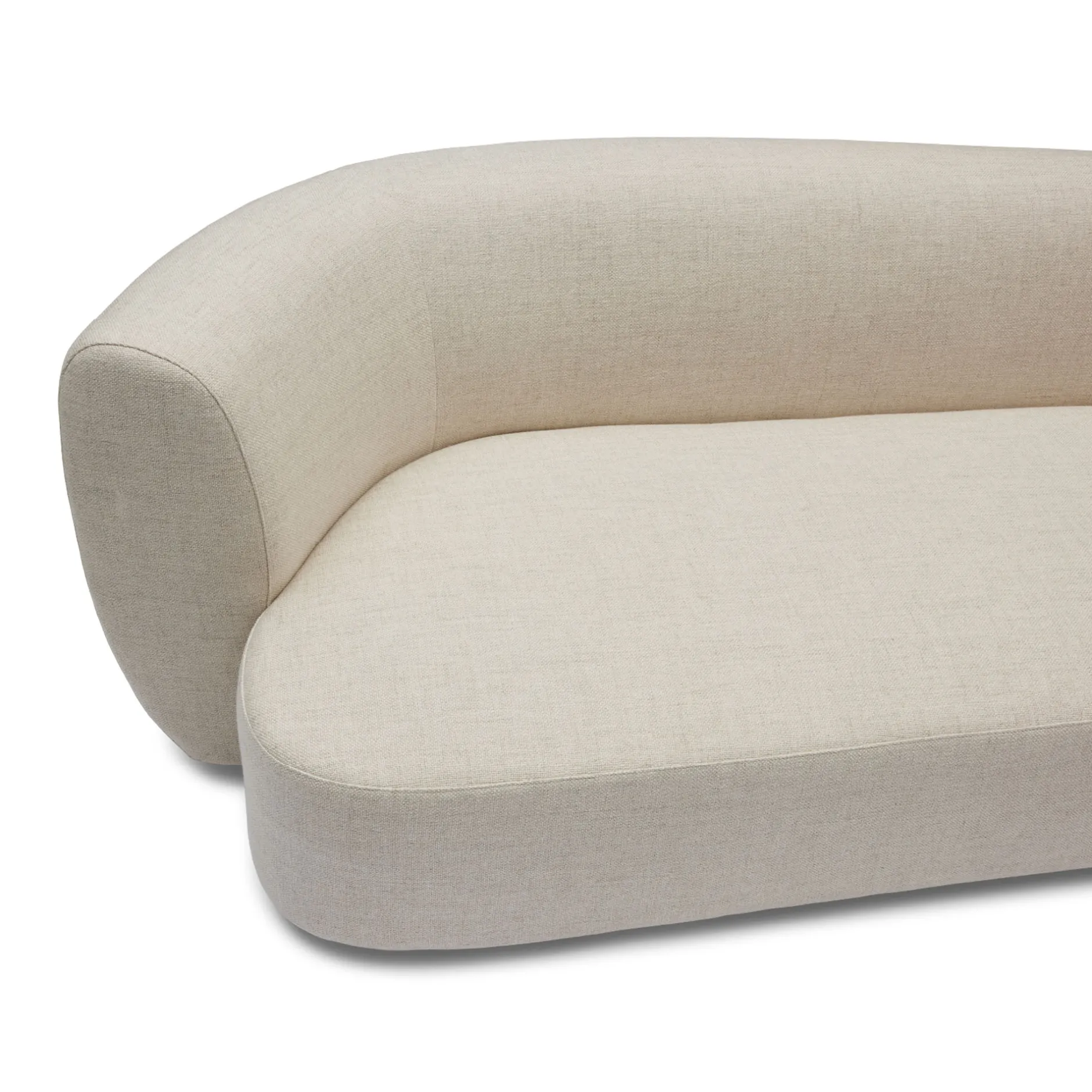 Best Horgans Celine Sectional Sofa Right Ivory