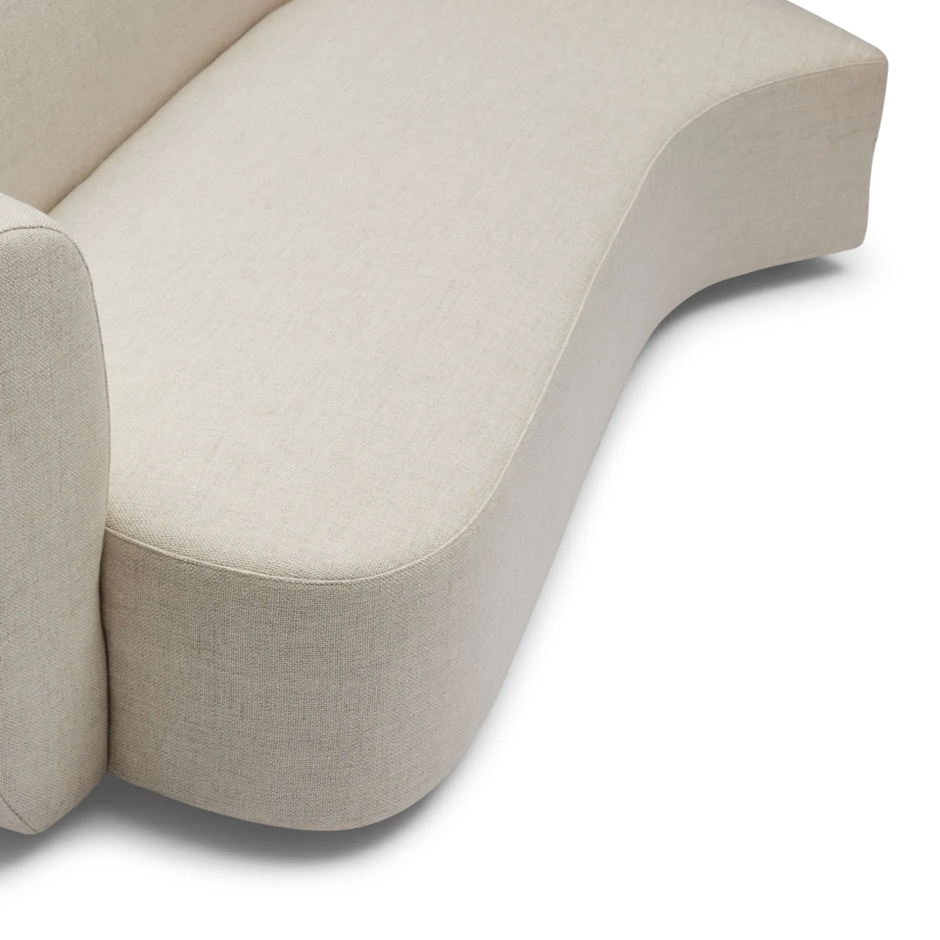 Best Horgans Celine Sectional Sofa Right Ivory