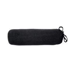 New Horgans Chalati Bolster Cushion 73x20 Black Linen