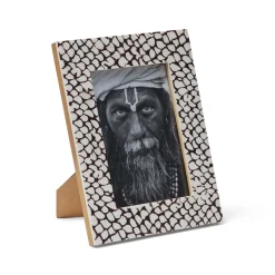 Clearance Horgans Chandra Photo Frame 5 x 7 Dark Tan & White