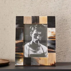 Online Horgans Cheti Photo Frame 5 x 7 Natural, Tan & Black
