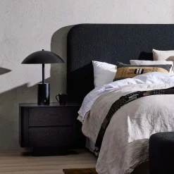 Fashion Horgans Clio Bedside Marble Ceramic Black