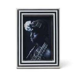 Fashion Horgans Coco Photo Frame Medium 4 x 6 Black & White