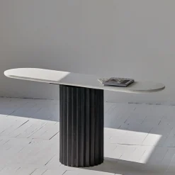 Discount Horgans Corbus Recycled Pine Console Black