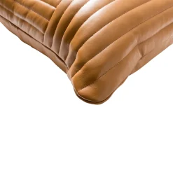 New Horgans Cuero Leather Cushion Tan 60x40 Tan Leather