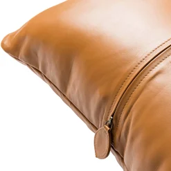 New Horgans Cuero Leather Cushion Tan 60x40 Tan Leather