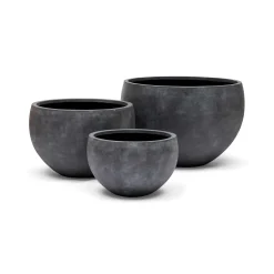 Best Horgans Cyrus Planter Set Trio Ash Grey