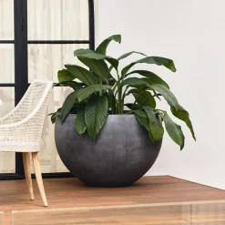 Best Horgans Cyrus Planter Set Trio Ash Grey