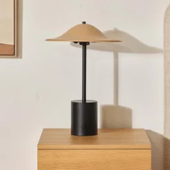 Hot Horgans Daiku Table Lamp Tan & Black
