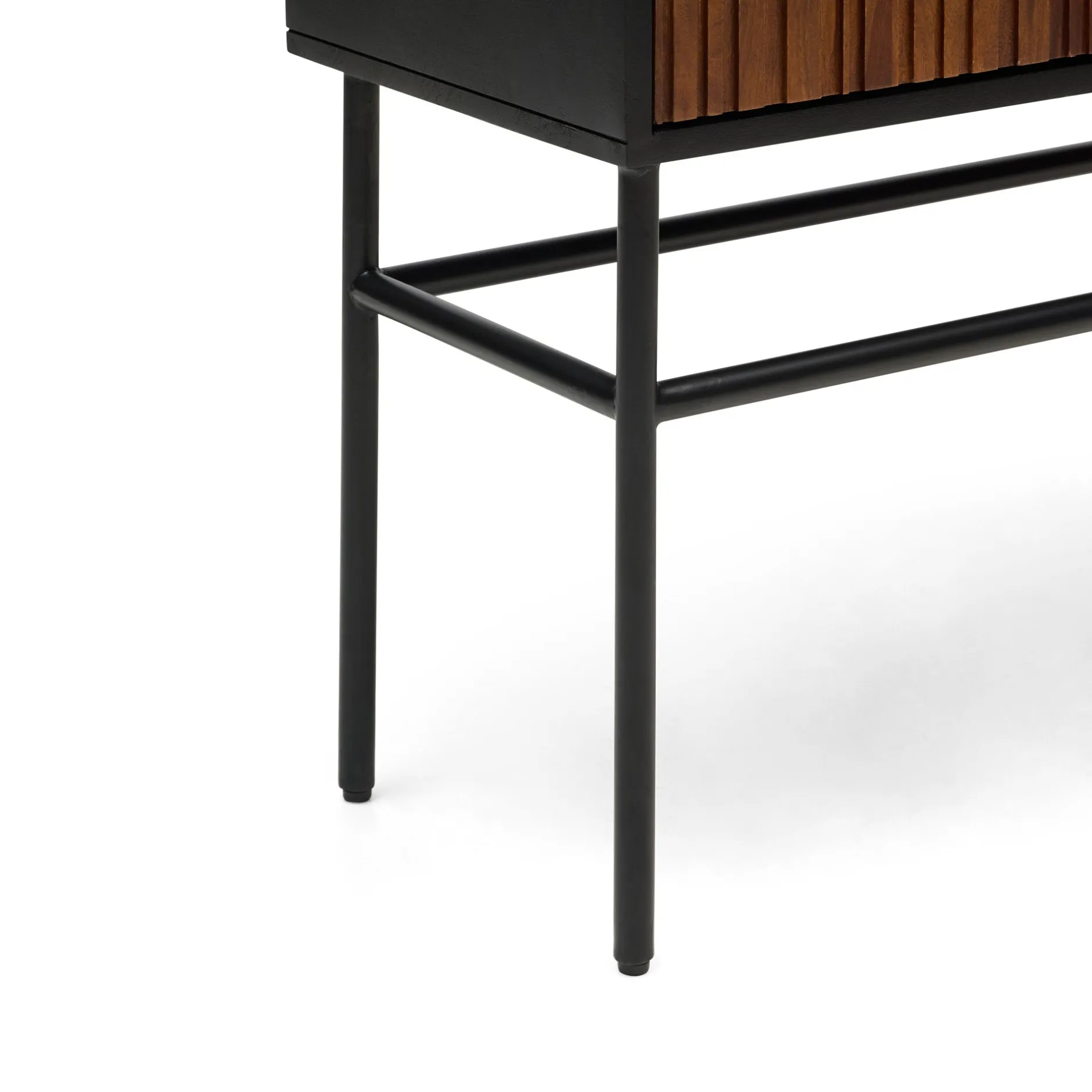 Discount Horgans Darwin Sheesham Cabinet Natural & Black