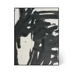 Fashion Horgans Datsu Framed Wall Art Black & White