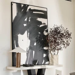 Fashion Horgans Datsu Framed Wall Art Black & White