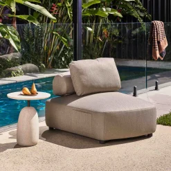 Best Horgans Dune Outdoor Sofa Chair Taupe Taupe Outdoor