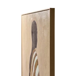 Hot Horgans Elba Framed Wall Art Brown Beige