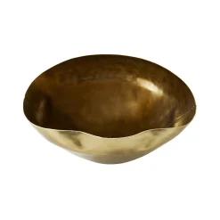 Best Horgans Elis Oval Bowl Large Antique Brass