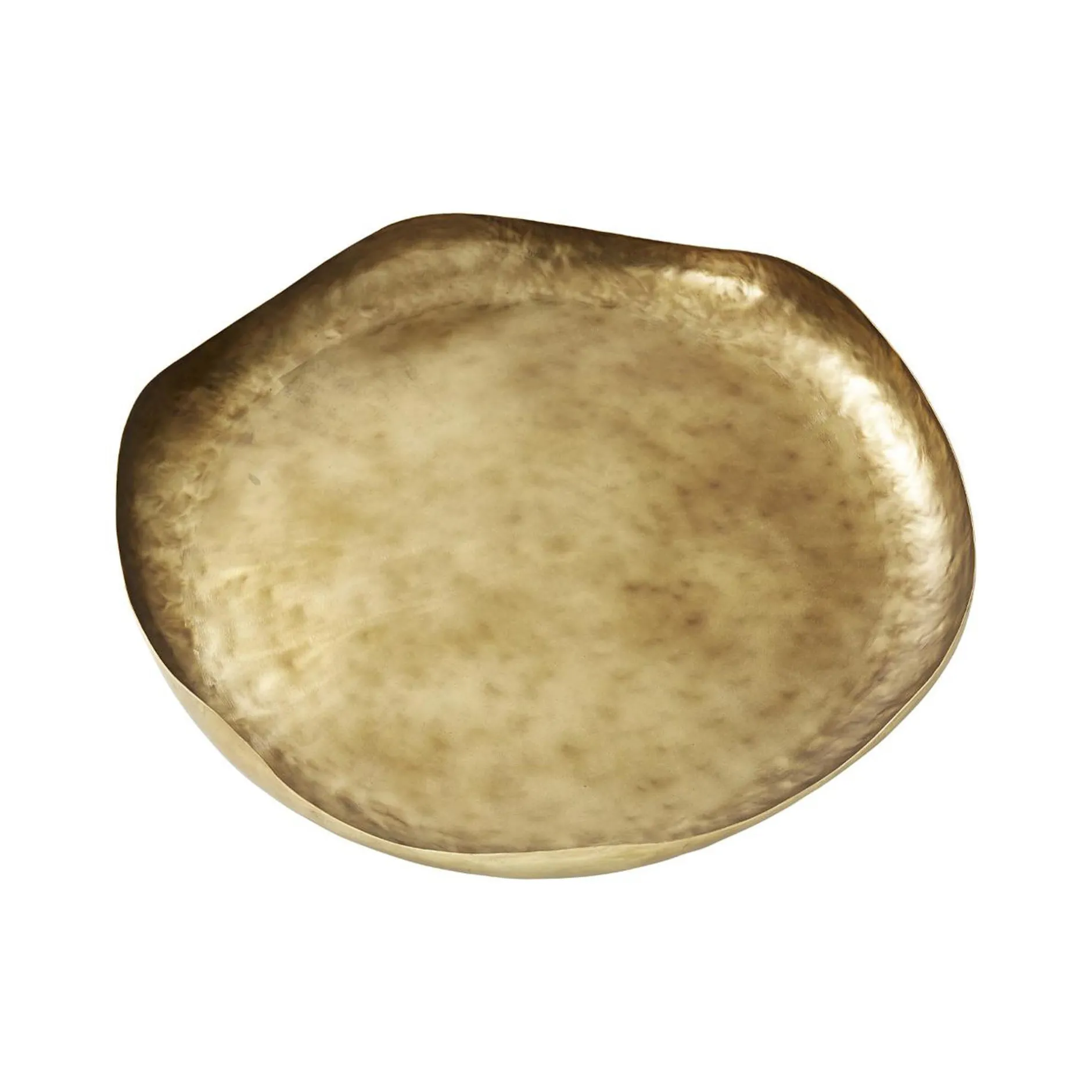Best Horgans Elis Round Tray Large Antique Brass