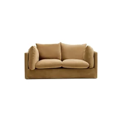 Discount Horgans Ella Sofa Sand 2 Seat Sand Velvet
