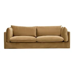 Sale Horgans Ella Sofa Sand 4 Seat Sand Velvet