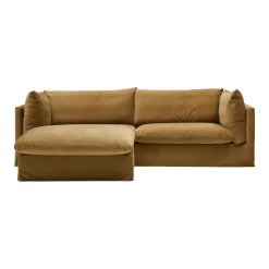 Sale Horgans Ella Sofa Sand 4 Seat Sand Velvet