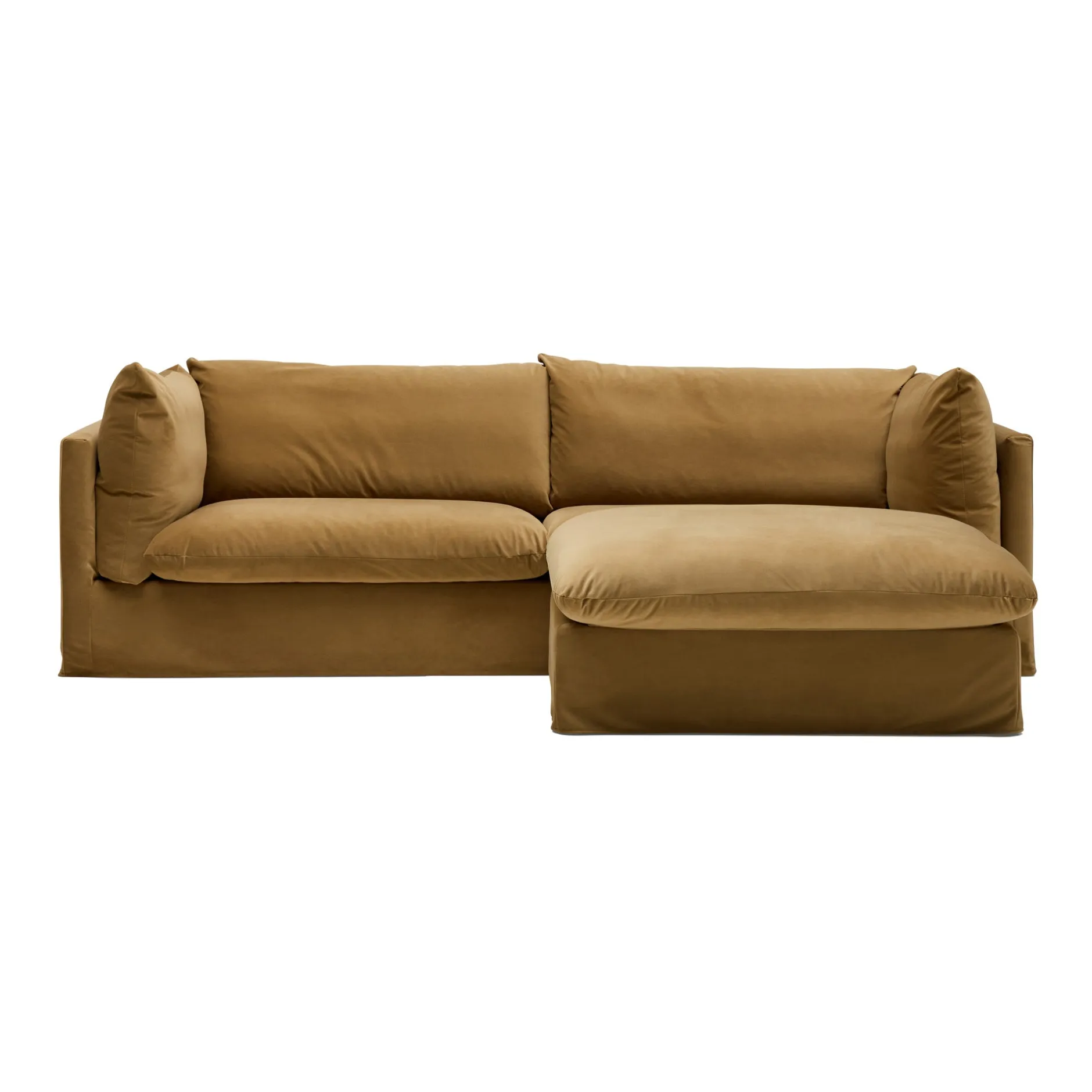 Sale Horgans Ella Sofa Sand 4 Seat Sand Velvet