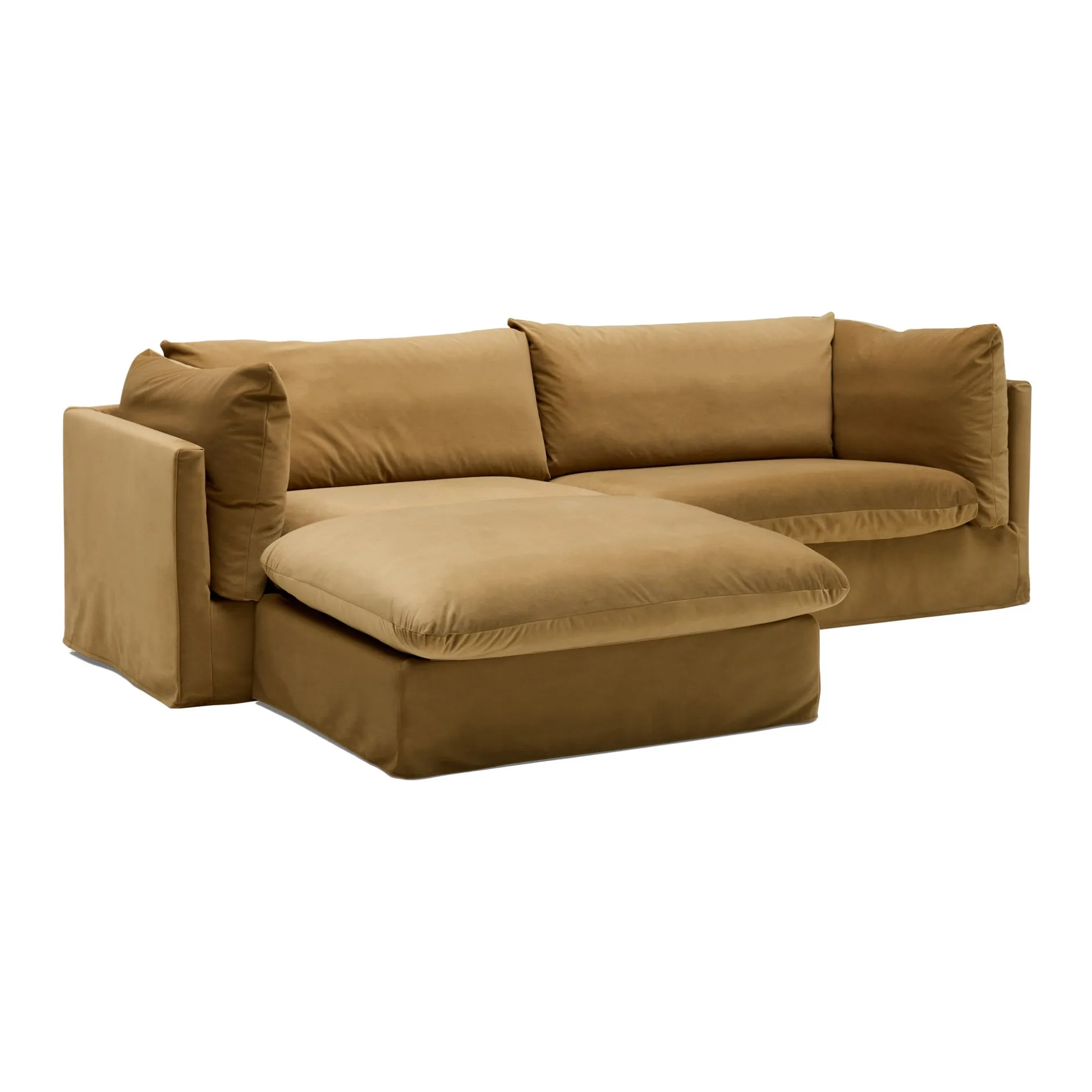 Sale Horgans Ella Sofa Sand 4 Seat Sand Velvet