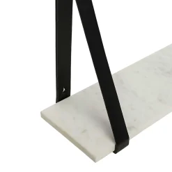 Online Horgans Ellery Marble Shelf Black Small White Marble & Black