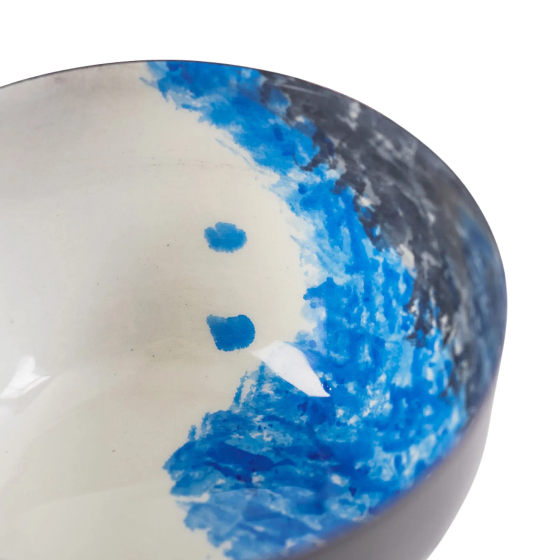 Clearance Horgans Emaye Bowl Blue Small Shades of Blue