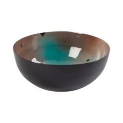 Best Horgans Emaye Bowl Turquoise Medium Turquoise Multi