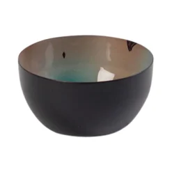New Horgans Emaye Bowl Turquoise Small Turquoise Multi