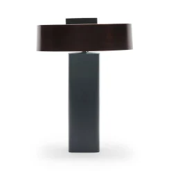Online Horgans Emerson Table Lamp Gunmetal Grey & Bronze