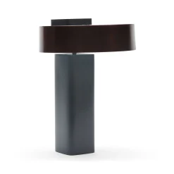 Online Horgans Emerson Table Lamp Gunmetal Grey & Bronze