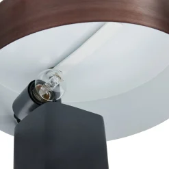 Online Horgans Emerson Table Lamp Gunmetal Grey & Bronze