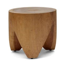 Discount Horgans Fajar TImber Side Table Natural