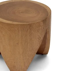 Discount Horgans Fajar TImber Side Table Natural