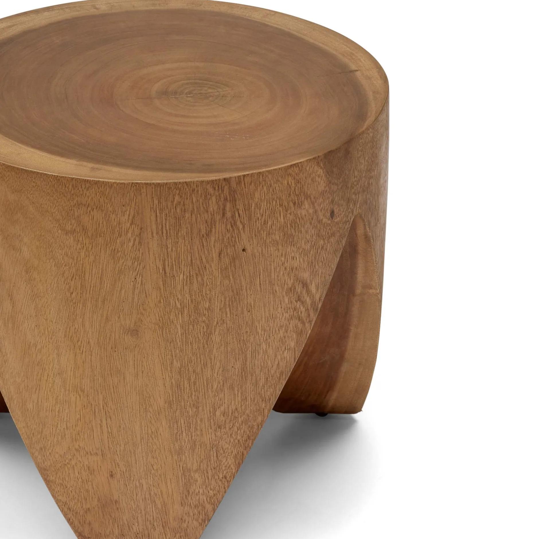 Discount Horgans Fajar TImber Side Table Natural